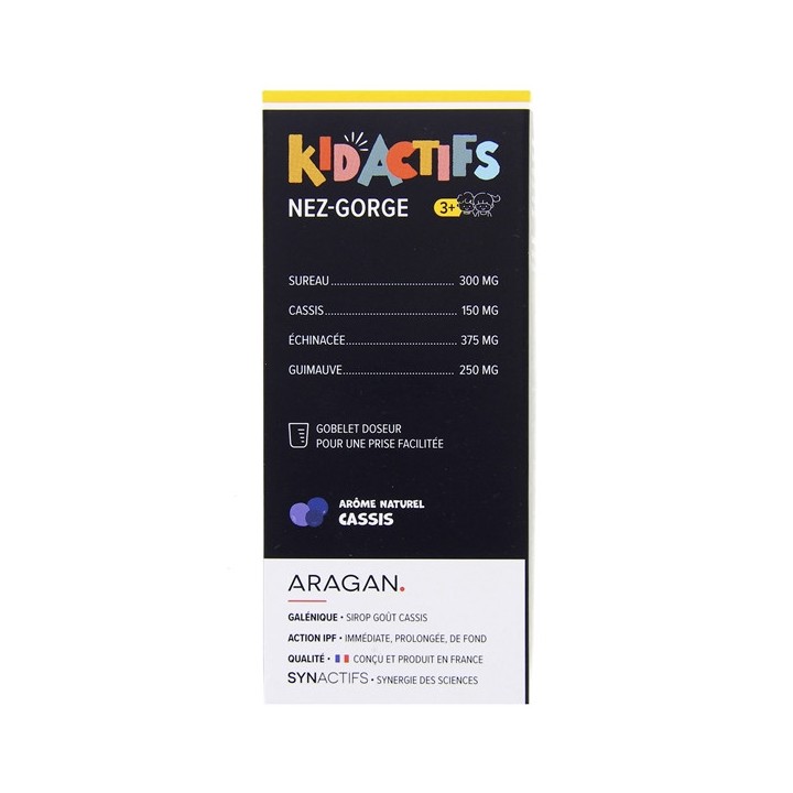 Synactifs KidActifs Nez-Gorge 125ml – Aragan – IllicoPharma