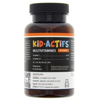 Synactifs KidActifs Multivitamines x30 gummies – Aragan – IllicoPharma