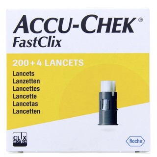 Accu-Chek Fastclix - 204 lancettes - Lecteurs de glycémie et accessoires - IllicoPharma
