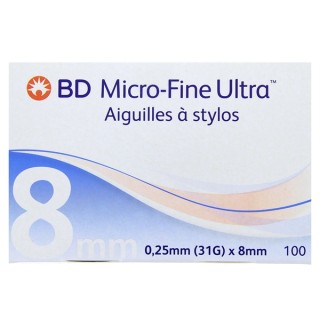BD Micro-fine Ultra Aiguille pour stylo injecteur - Glycémie - IllicoPharma