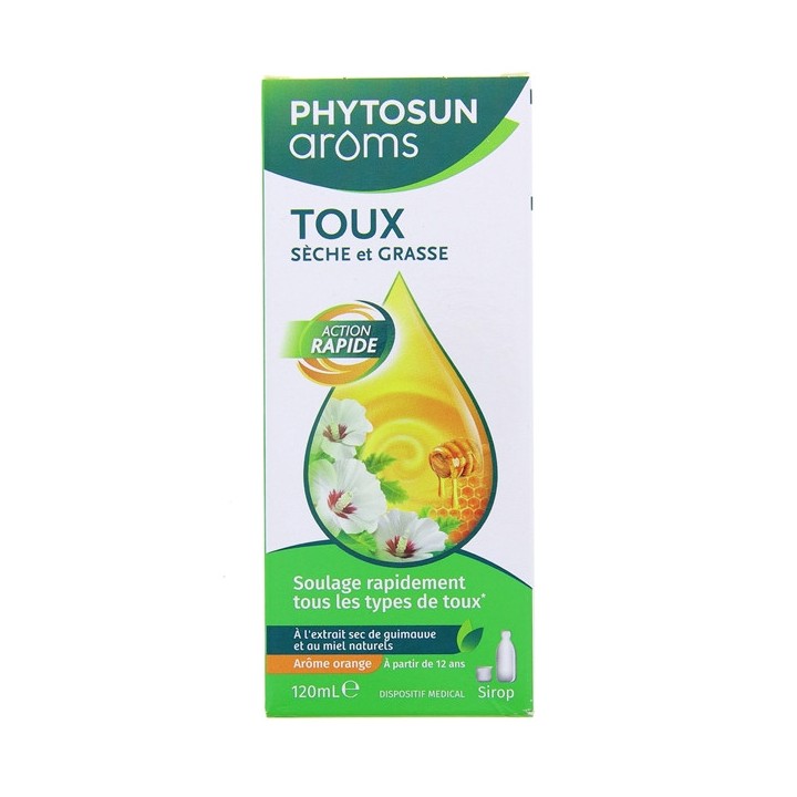 Sirop Toux Sèche et Grasse 120ml Phytosun Arôms - IllicoPharma