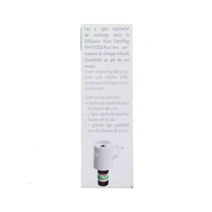Recharges Diffuseur Prise Easyplug x4 tiges capillarité Phytosun Arôms - IllicoPharma