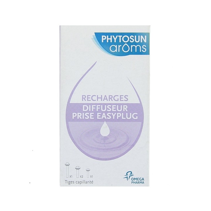 Recharges Diffuseur Prise Easyplug x4 tiges capillarité Phytosun Arôms - IllicoPharma