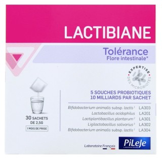 Lactibiane Tolérance - 30 sachets de 2,5 g - Pileje - Micronutrition