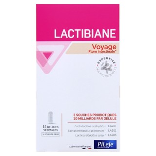 Lactibiane Voyage - 14 gélules végétales - Pileje - Micronutrition