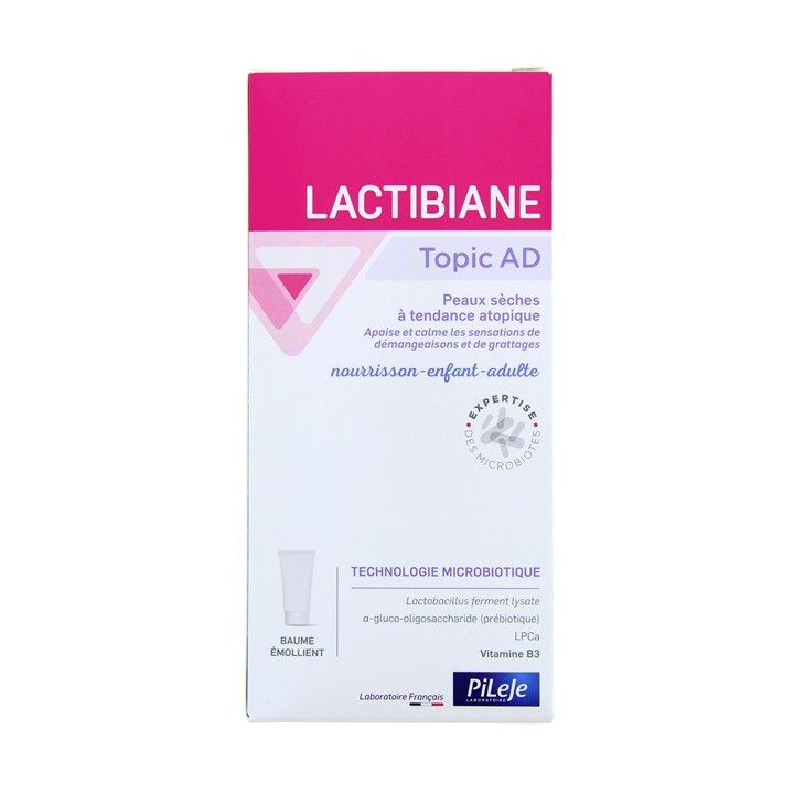 Lactibiane Topic AD Baume Emollient - 125ml - Pileje