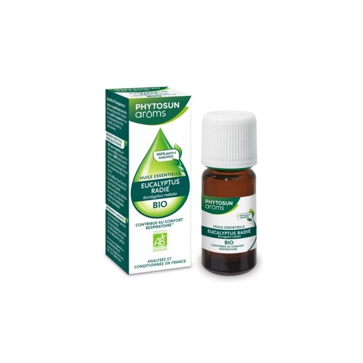 Huile Essentielle Eucalyptus Radié Bio 10ml - Phytosun Arôms - IllicoPharma