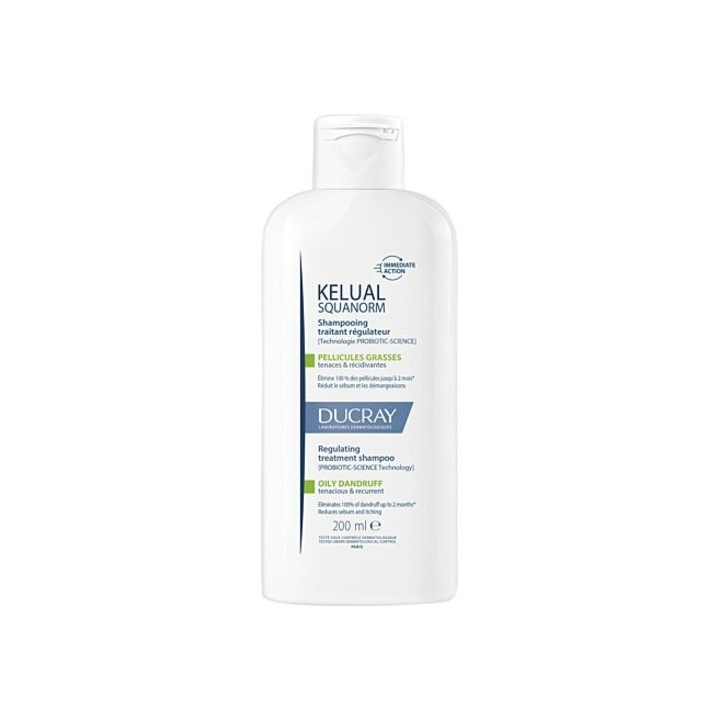 Kelual Squanorm Shampooing Pellicules Grasses 200ml - Ducray - IllicoPharma