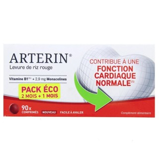 Arterin Levure de Riz Rouge 2,9mg Éco x90cpr - IllicoPharma