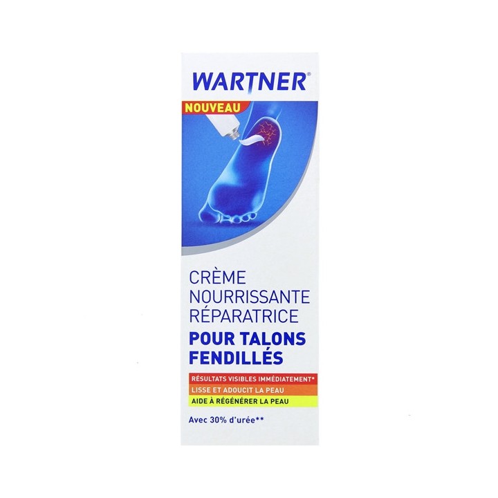 Crème Nourrissante Réparatrice Talons Fendillés 50ml - Wartner - IllicoPharma