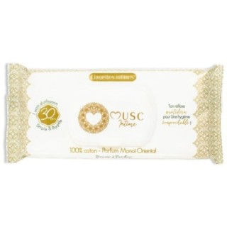 Lingettes Intimes Monoï x30 – Musc Intime – IllicoPharma