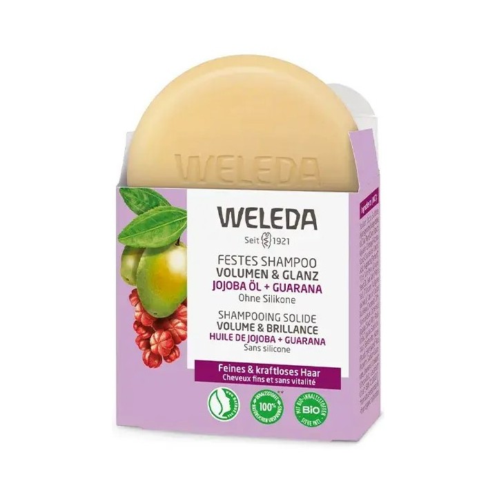 Shampooing Solide Volume & Brillance 50g Weleda - IllicoPharma