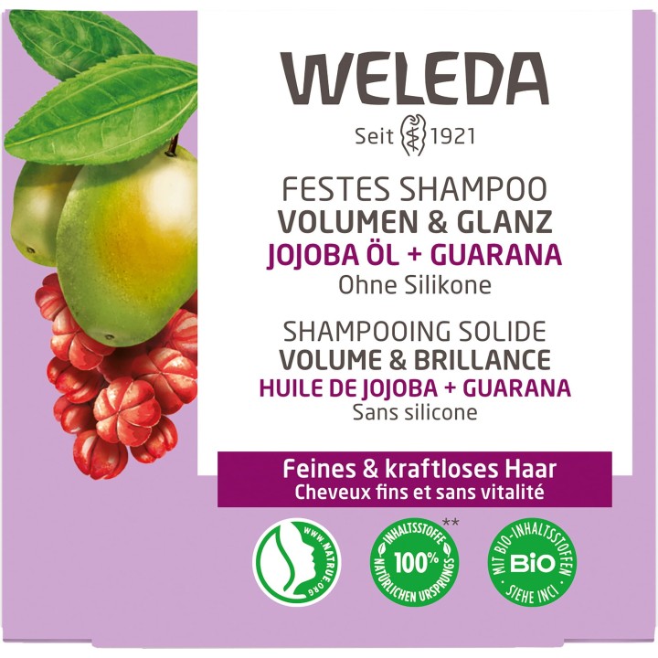 Shampooing Solide Volume & Brillance 50g Weleda - IllicoPharma