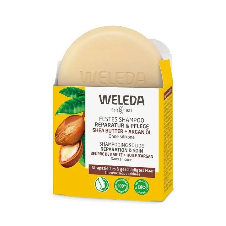 Shampooing Solide Réparation & Soin 50g Weleda - IllicoPharma