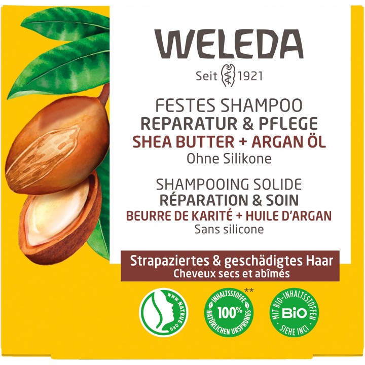 Shampooing Solide Réparation & Soin 50g Weleda - IllicoPharma