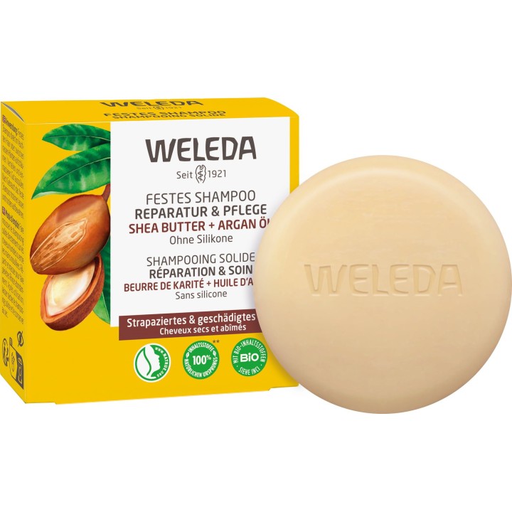 Shampooing Solide Réparation & Soin 50g Weleda - IllicoPharma