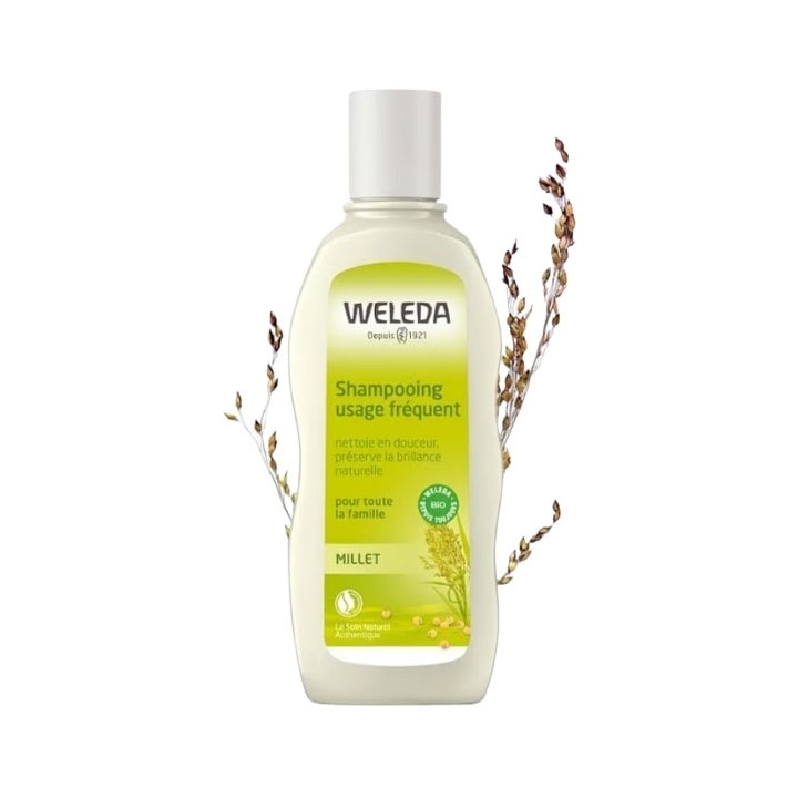 Shampooing Usage Fréquent au Millet 190ml Weleda - IllicoPharma