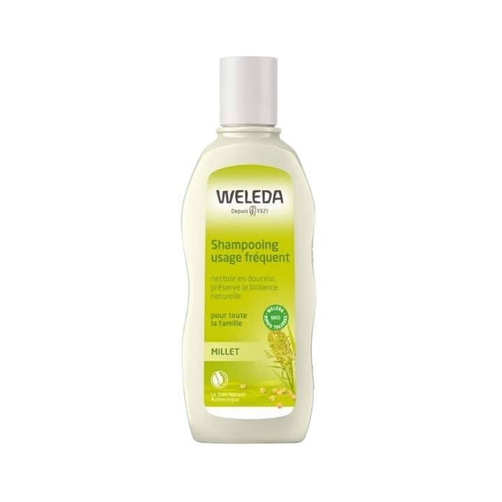 Shampooing Usage Fréquent au Millet 190ml Weleda - IllicoPharma