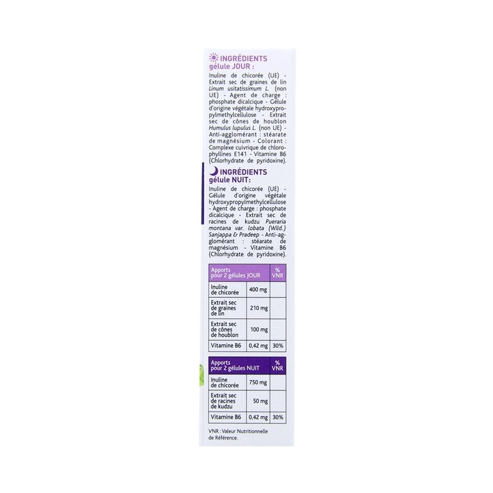 Menophytea Bouffées de chaleur Jour Nuit 40 gélules - Nutreov - Ménopause - IllicoPharma