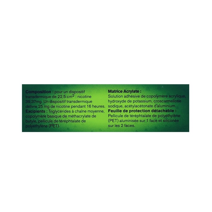 NICORETTESKIN 25 mg/16 h Disp transderm B/28, Patchs, e-Pharmacie IllicoPharma