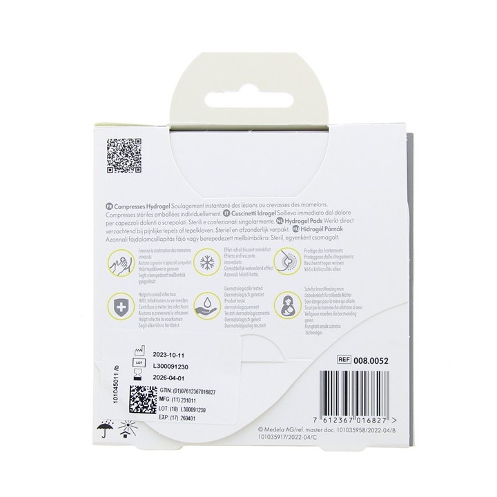 Hydrogel Pads x4 Medela - Pharmacie en ligne IllicoPharma