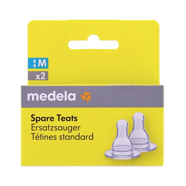 Medela Tétine Médium 2ème Age x2 - Bébé - Pharmacie en ligne IllicoPharma