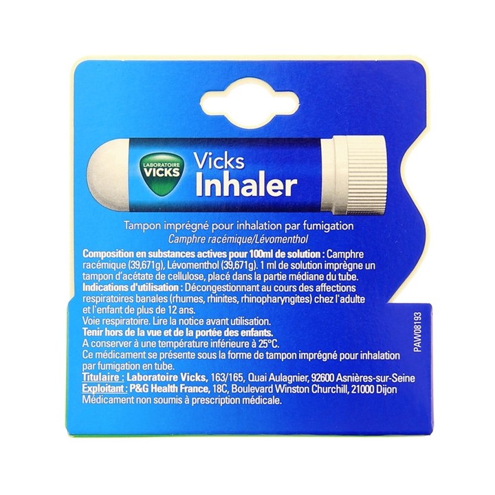 Vicks Inhaler - Médicament Rhume - Pharmacie en ligne IllicoPharma