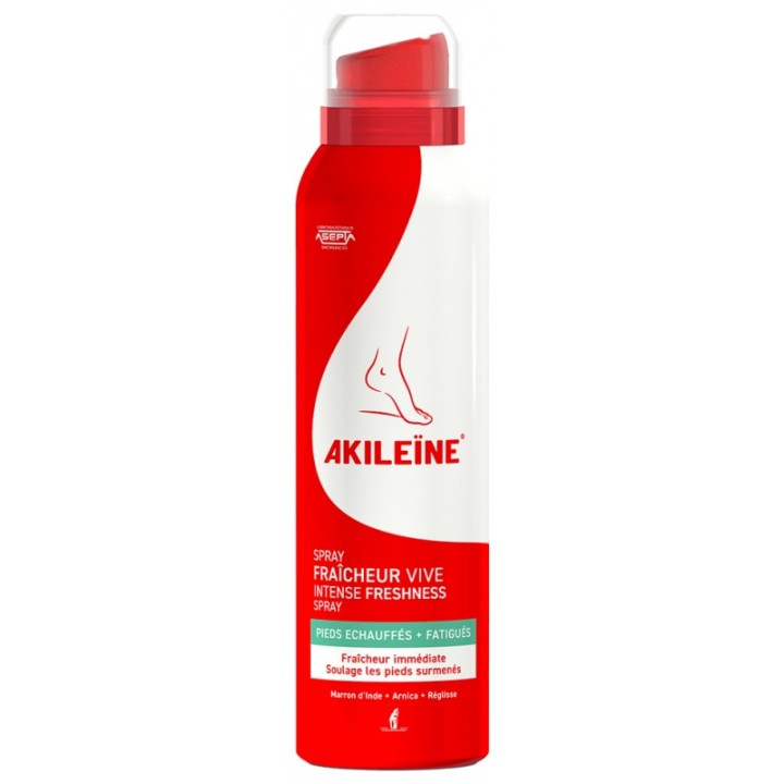 Spray Fraîcheur Vive 150ml - Akileïne - Crèmes et sprays pieds - IllicoPharma