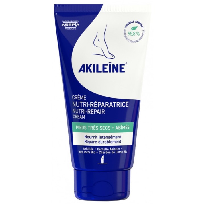Crème Nutri-Réparatrice 75ml - Akiléine - Pieds très secs - IllicoPharma