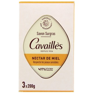 Savon Surgras Nectar de Miel 3x200g Cavaillès - IllicoPharma