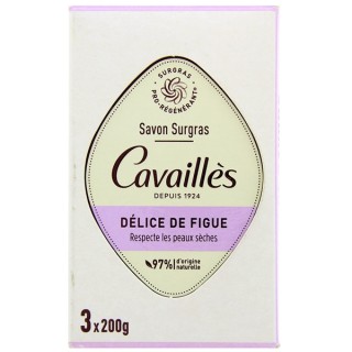 Savon Surgras Délice de Figue 3x200g Cavaillès - IllicoPharma