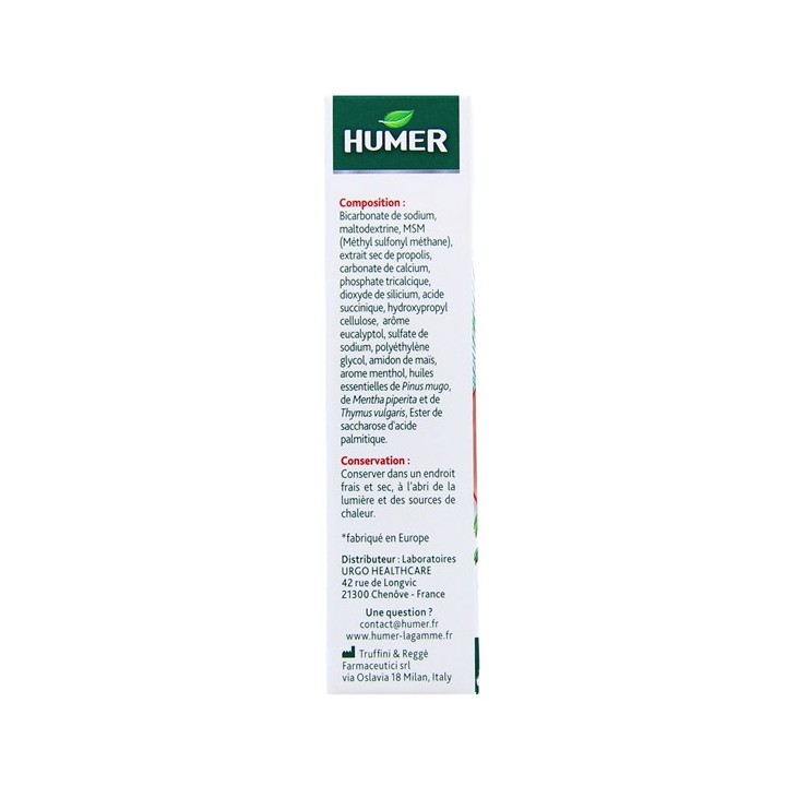 Humer Inhalation x8cpr effervescents - Pharmacie en ligne IllicoPharma