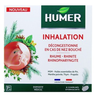 Humer Inhalation x8cpr effervescents - Pharmacie en ligne IllicoPharma