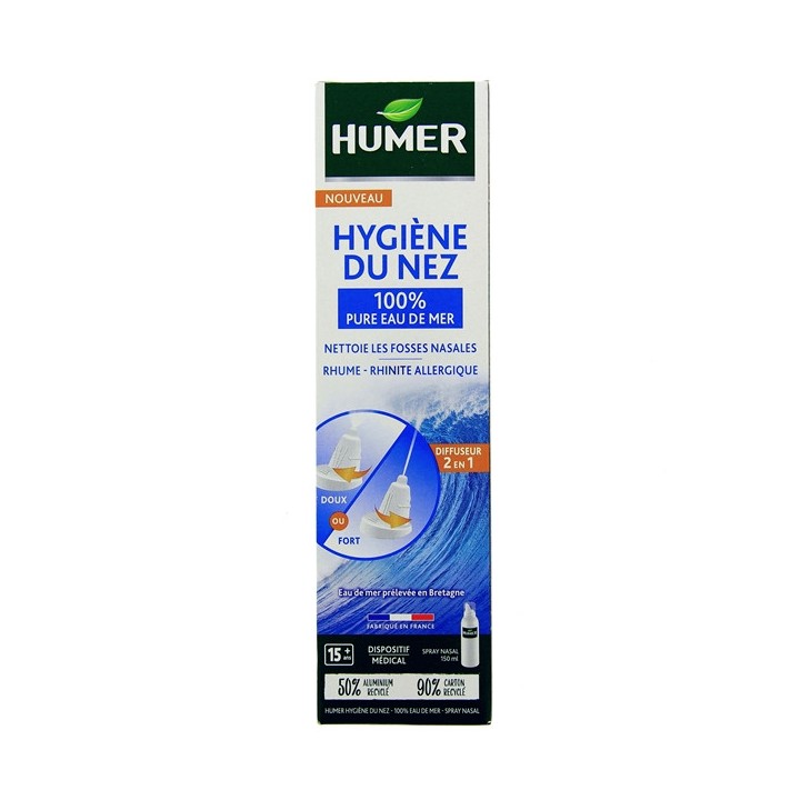 Humer Hygiène du Nez Spray Nasal 150ml - IllicoPharma Pharmacie en ligne