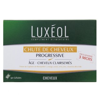 Luxéol Chute de Cheveux Progressive x90 Gélules - IllicoPharma