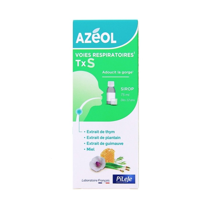 Azéol Sirop Toux Sèche - 75ml - Pileje - Phytonutrition
