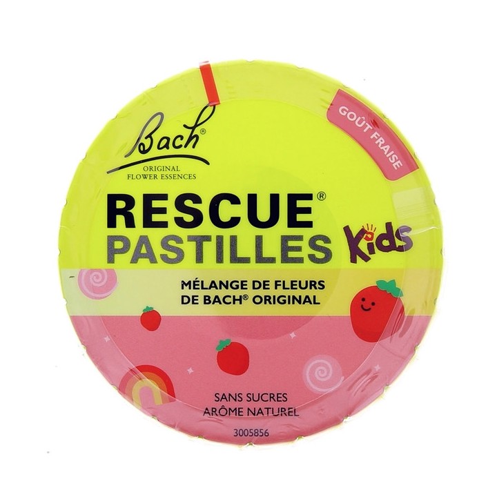 Rescue Kids Pastilles Fraise 50g - Pharmacie en ligne IllicoPharma