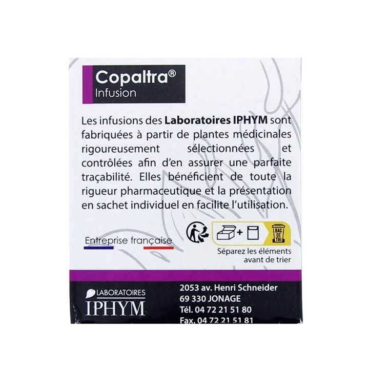 Infusion Copaltra Iphym 24 sachets - Minceur, détoxifiant - Pharmacie IllicoPharma