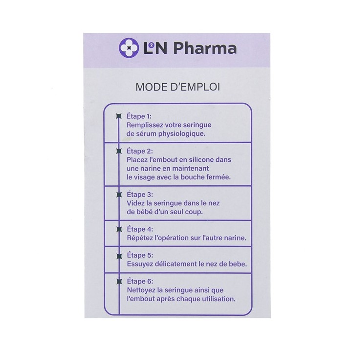 Seringues Lavage Nasale Dauphin x2 - L2N Pharma - IllicoPharma