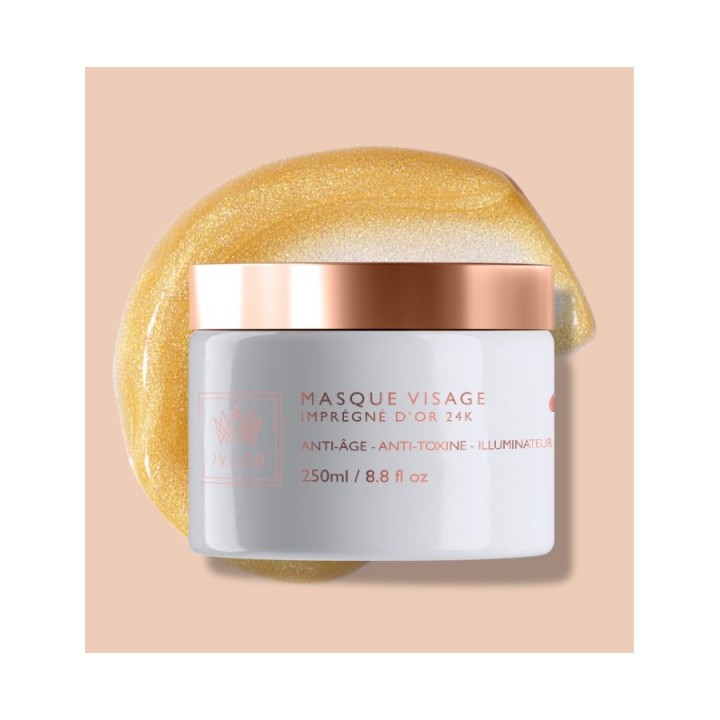 Masque Visage Or 24K 250ml - Jylor Beauty - IllicoPharma