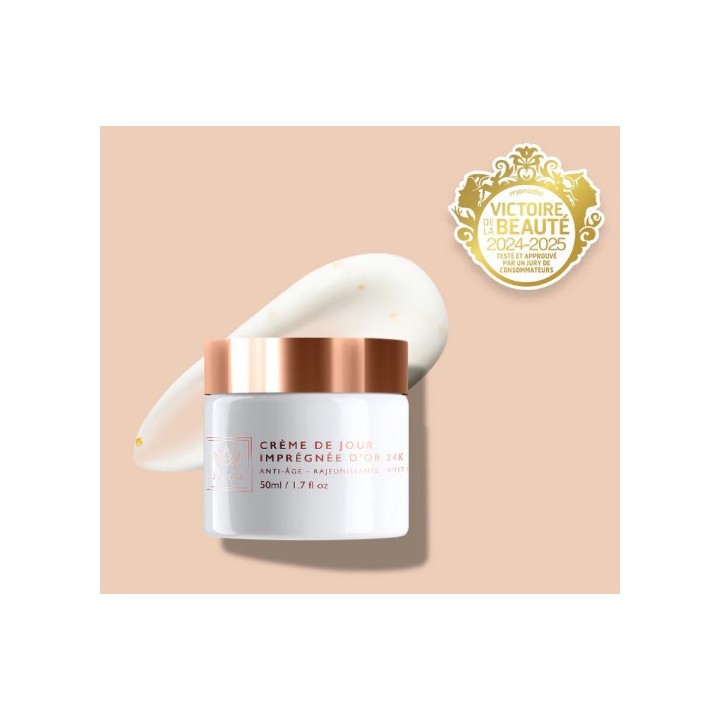 Crème de Jour Or 24K 50ml - Jylor Beauty - IllicoPharma