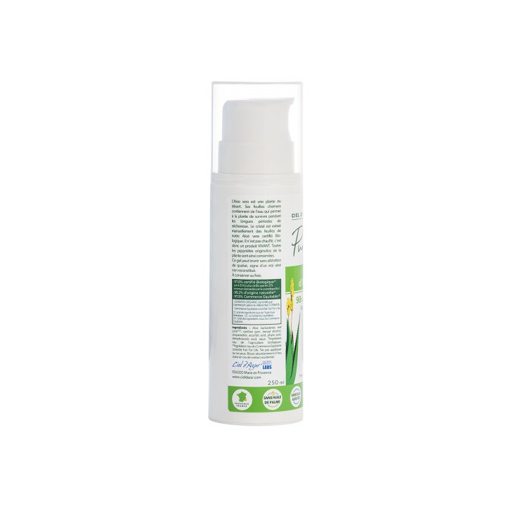 Pur Aloé Gel d'Aloé Vera Bio 250ml Ciel d'Azur Labs - IllicoPharma