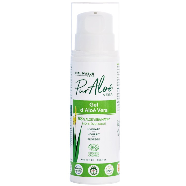 Pur Aloé Gel d'Aloé Vera Bio 250ml Ciel d'Azur Labs - IllicoPharma