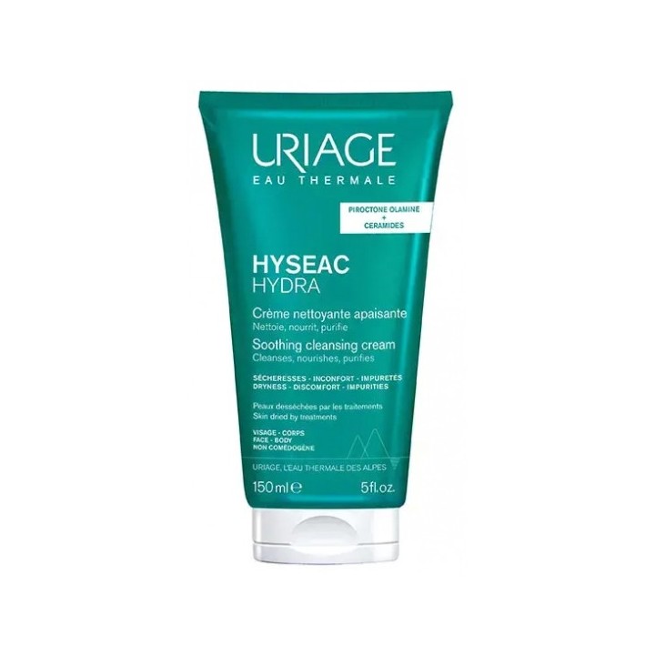 Hyséac Hydra Crème Nettoyante Apaisante 150ml Uriage - IllicoPharma
