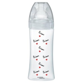 Biberon anti-colique Tétine plate Débit 3 Mathilde Cabanas 330ml - Dodie - IllicoPharma