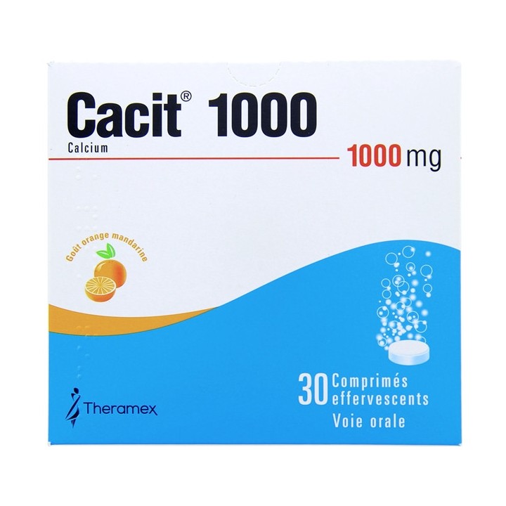 Cacit 1000mg 30cpr effervescents - Pharmacie IllicoPharma