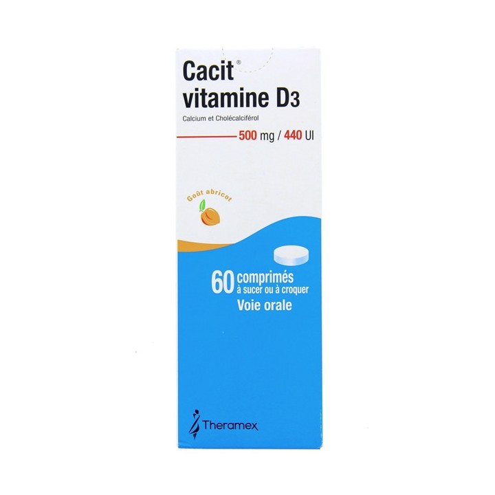 Cacit Vitamine D3 60cpr, Pharmacie en ligne IllicoPharma