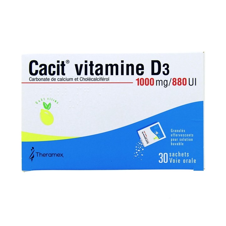 Cacit Vitamine D3 30 sachets, Pharmacie en ligne IllicoPharma
