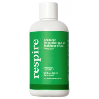 Eco-Recharge Déodorant Roll-on Fraîcheur d'Aloe 24h 150ml Respire - IllicoPharma