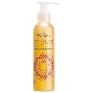 Source de Roses Huile Lactée Démaquillante Bio 145ml – Melvita – IllicoPharma